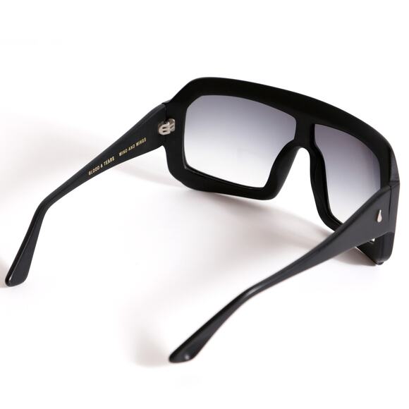 MONACLE ORDER BLOOD & TEARS Limited Edition Black Framed Shield Sunglasses main image 6